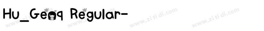 Hu_Geoq Regular字体转换